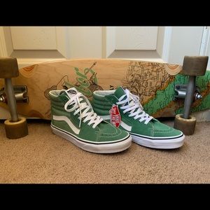 Green Vans High Tops